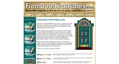 Desktop Screenshot of frontdoorkickplates.com
